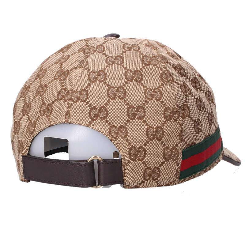 ▪️GUCCI キャップ　GG柄　ブラック　シェリーライン　200035 M58 ▪️GUCCI キャップ GG柄 ブラック シェリーライン 200035 M58