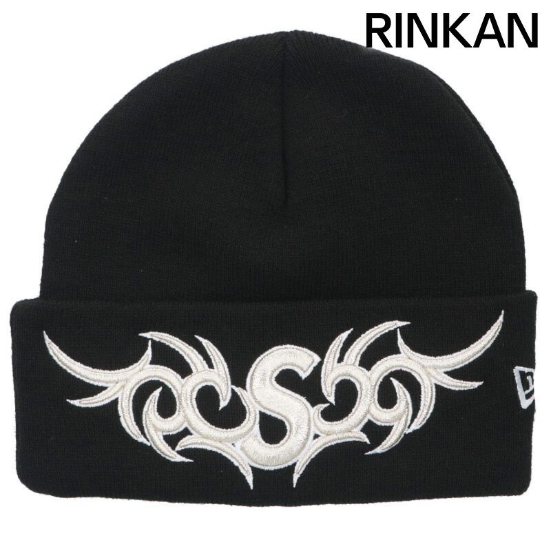 シュプリーム ニューエラ Era Tribal Logo Beanie 刺繍トライバルロゴビーニー メンズ ONE SIZE 12 28～1 6 発送 問い合わせ遅延