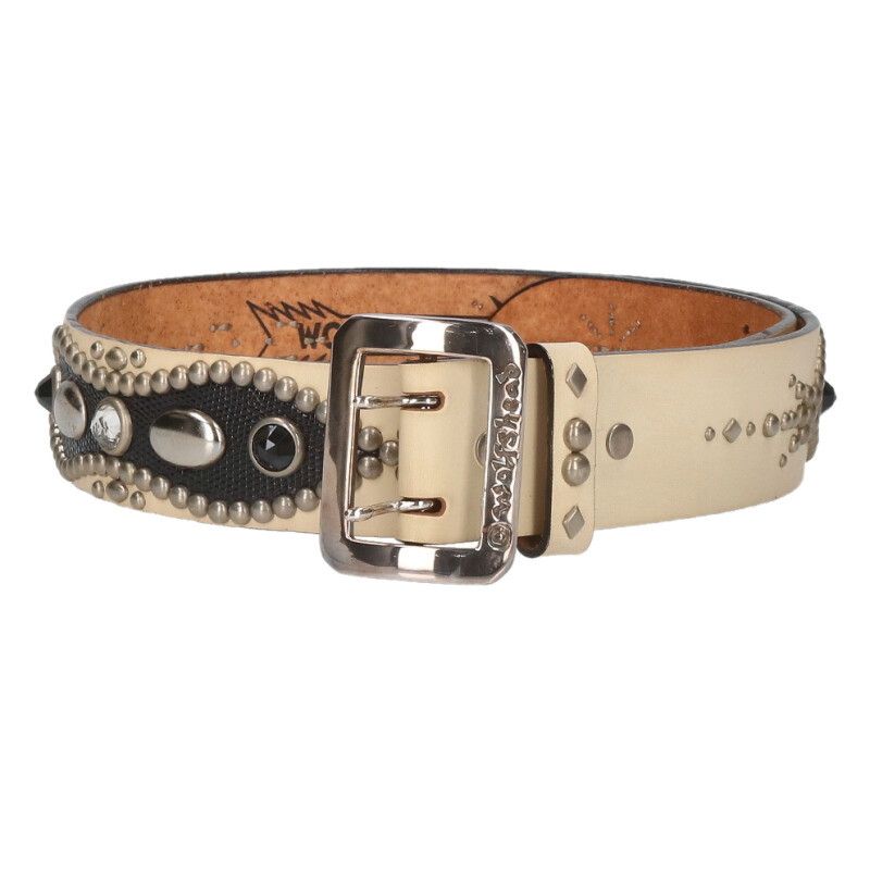 格安出品‼︎ 早い者勝ち◆ウルフズヘッド スタッズベルト W32◆サークル×楕円型 格安出品‼︎ 早い者勝ち◇ウルフズヘッド スタッズベルト W32