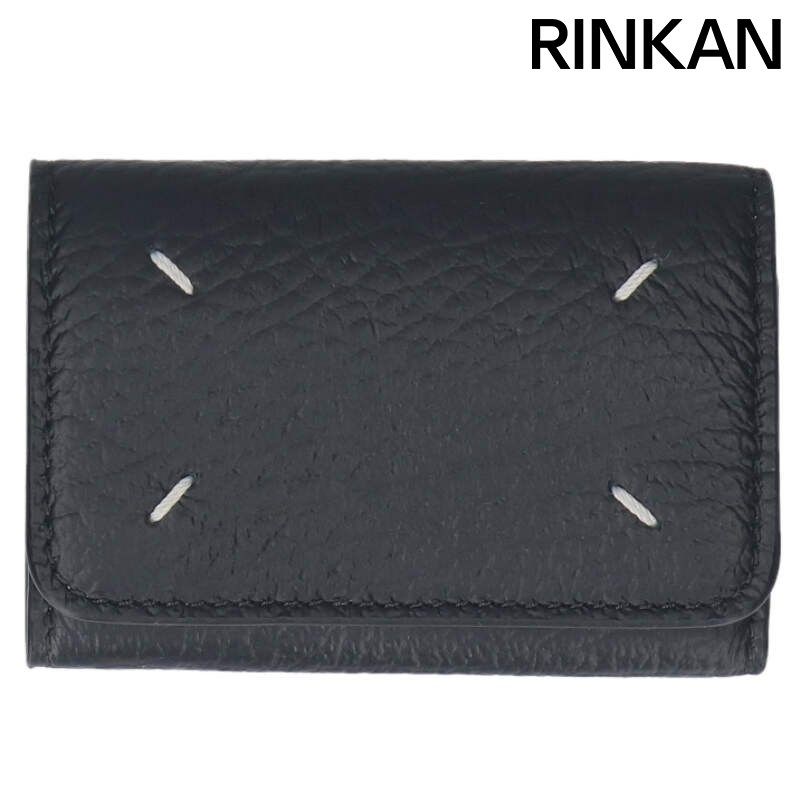 メゾンマルジェラ 三つ折りレザー財布 メンズ 12 28～1 6 発送 問い合わせ遅延