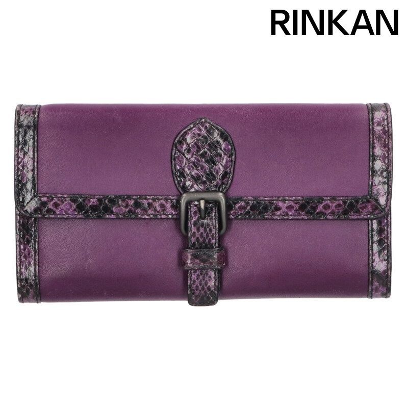 ボッテガヴェネタ パイソン レザー財布 メンズ 12 28～1 6 発送 問い合わせ遅延