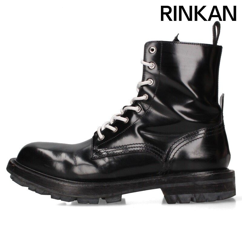 アレキサンダーマックイーン 651621 レースアップブーツ メンズ 43 ※12