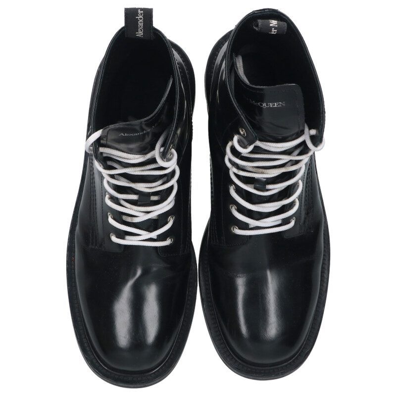 アレキサンダーマックイーン 651621 レースアップブーツ メンズ 43 ※12