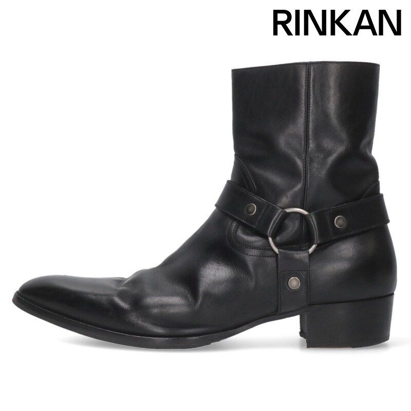 サンローランパリ 443190 ワイアットハーネスリングブーツ メンズ 48