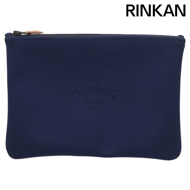 エルメス ネオバンMM ロゴエンボス フラットポーチ メンズ 12 28～1 6 発送 問い合わせ遅延