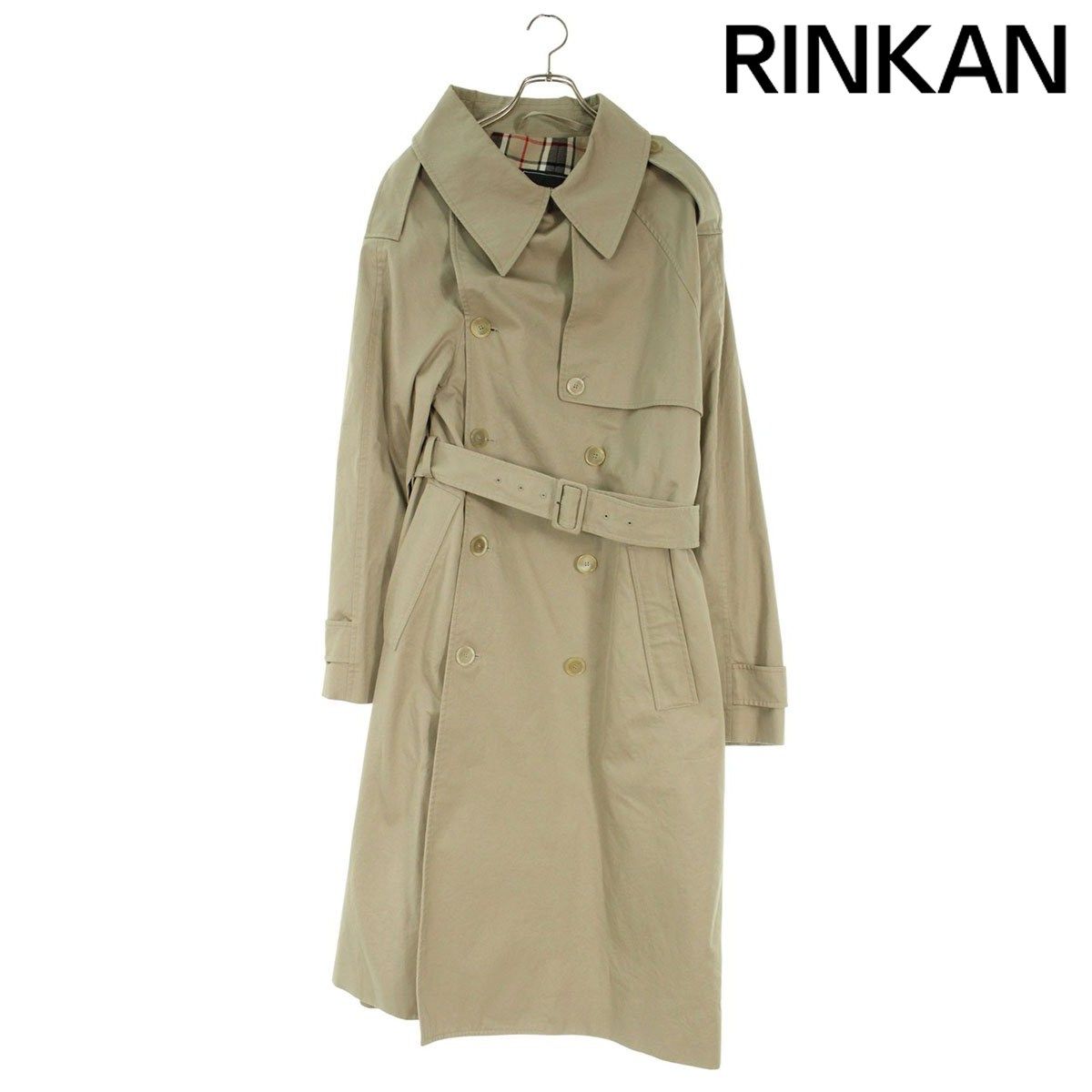 バレンシアガ 663007 TKP 06 オーバーサイズトレンチコート レディース XS 12 28～1 6 発送 問い合わせ遅延