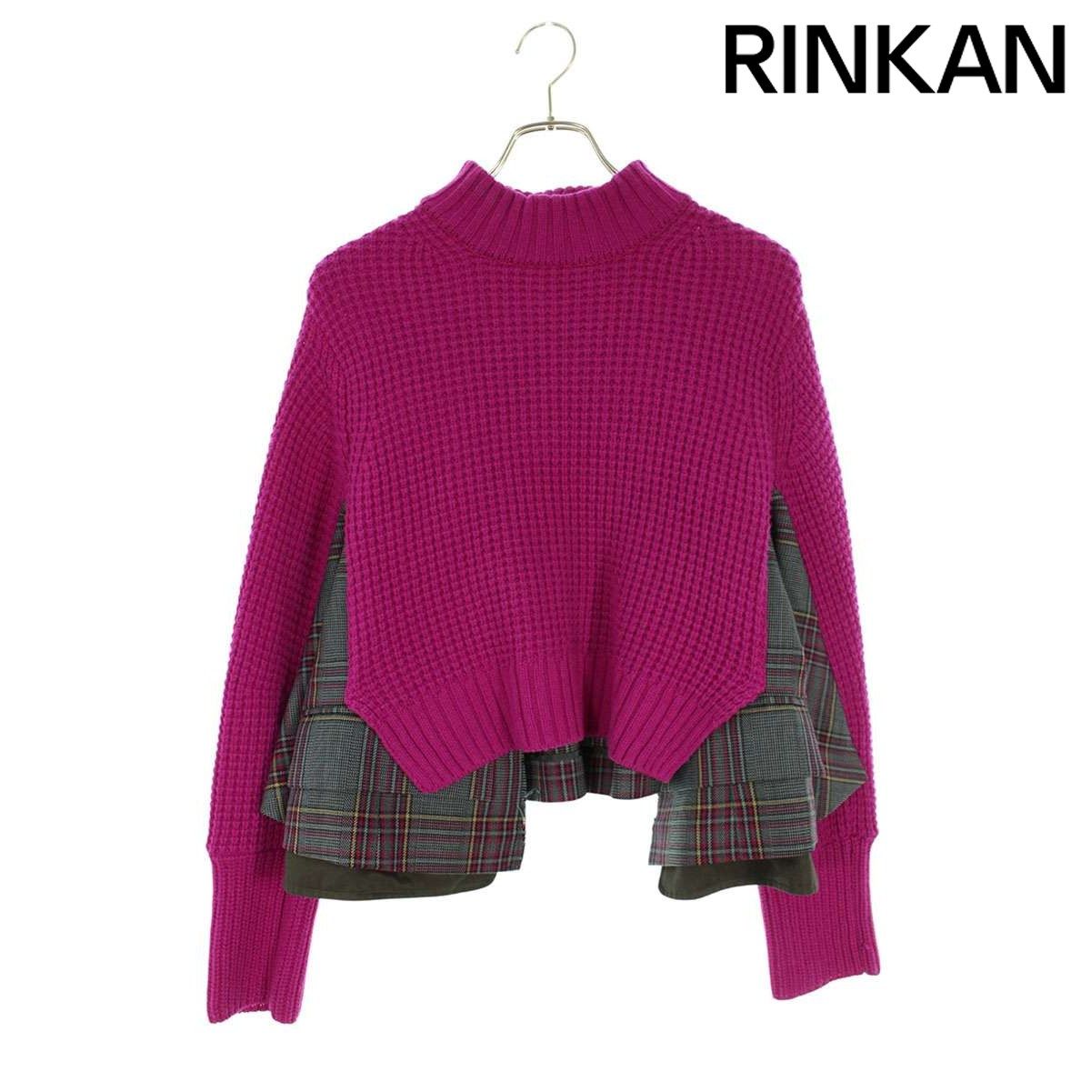 サカイ 18 04157 ジャケットドッキングプルオーバーニット レディース 2 12 28～1 6 発送 問い合わせ遅延