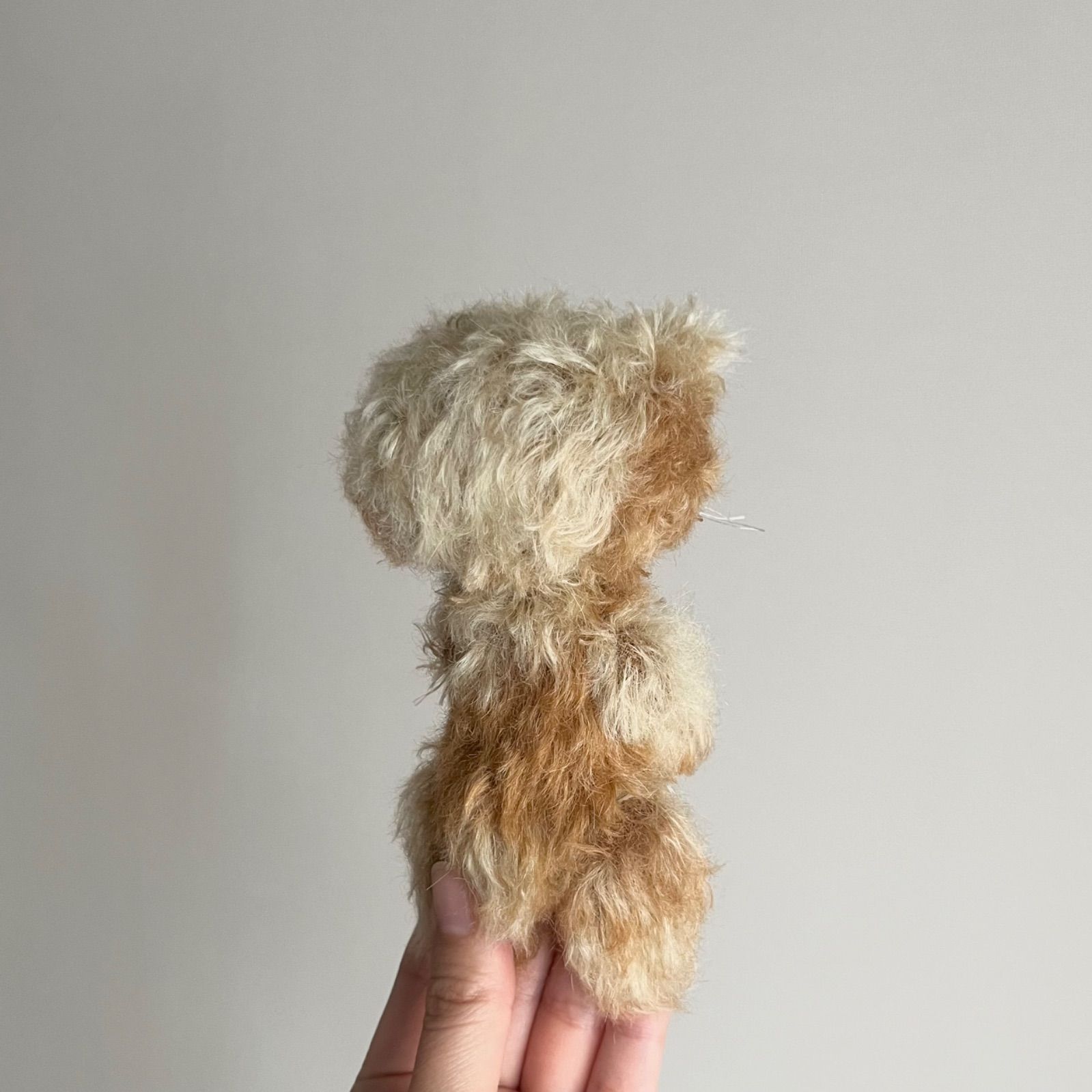 茶色っぽい子 ｝ ぬいぐるみ 作家 ねこ テディベア ハンドメイド