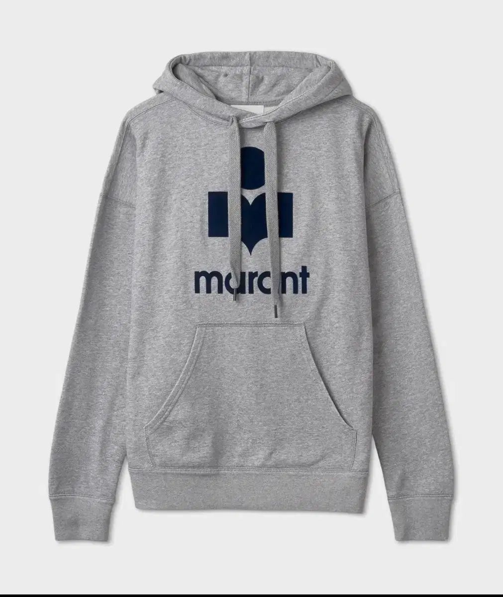 イザベルマラン マンセル ロゴ フーディー Tシャツ グレー