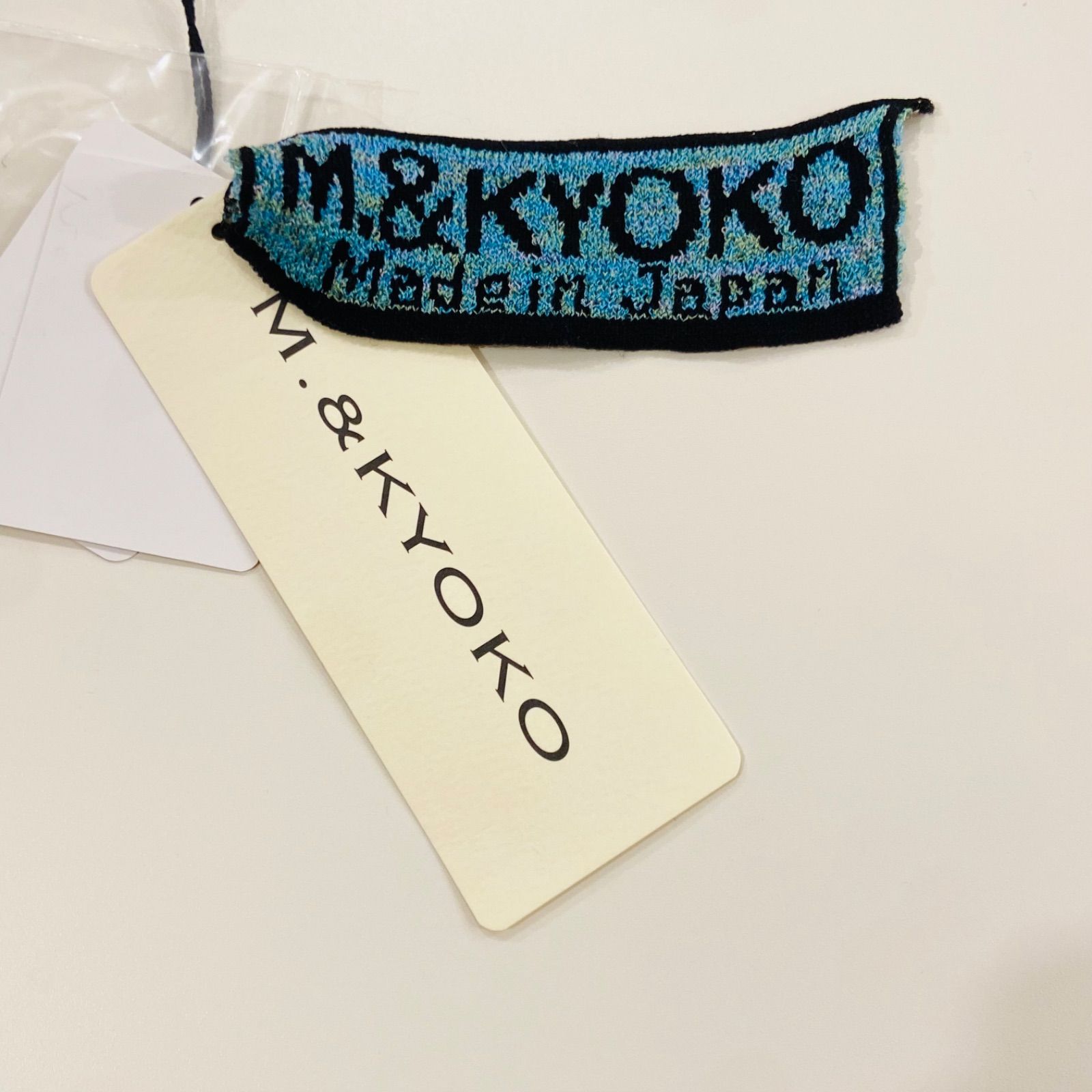 新品未使用 M.& KYOKO ネックウォーマー リバーシブル マフラー エム