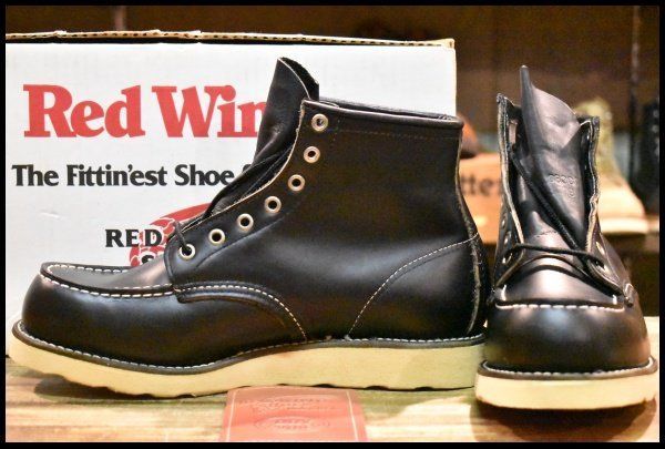 8 E DEAD 犬タグ 99年 レッドウィング 8179 アイリッシュセッター ブラッククローム モックトゥ ブーツ redwing FE 112