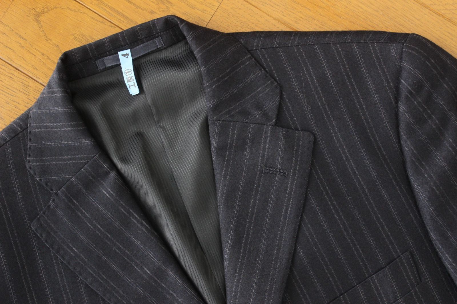 04【美品】ミツミネ × ゼニア スーツ 販売 A5 メンズ M ダークネイビー
