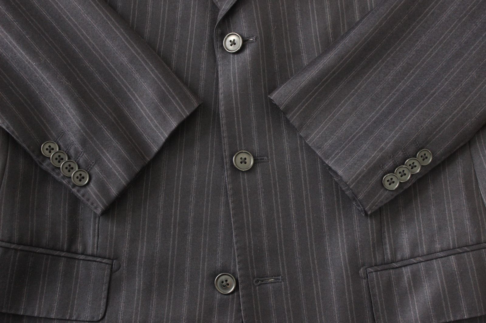 04【美品】ミツミネ × ゼニア スーツ 販売 A5 メンズ M ダークネイビー