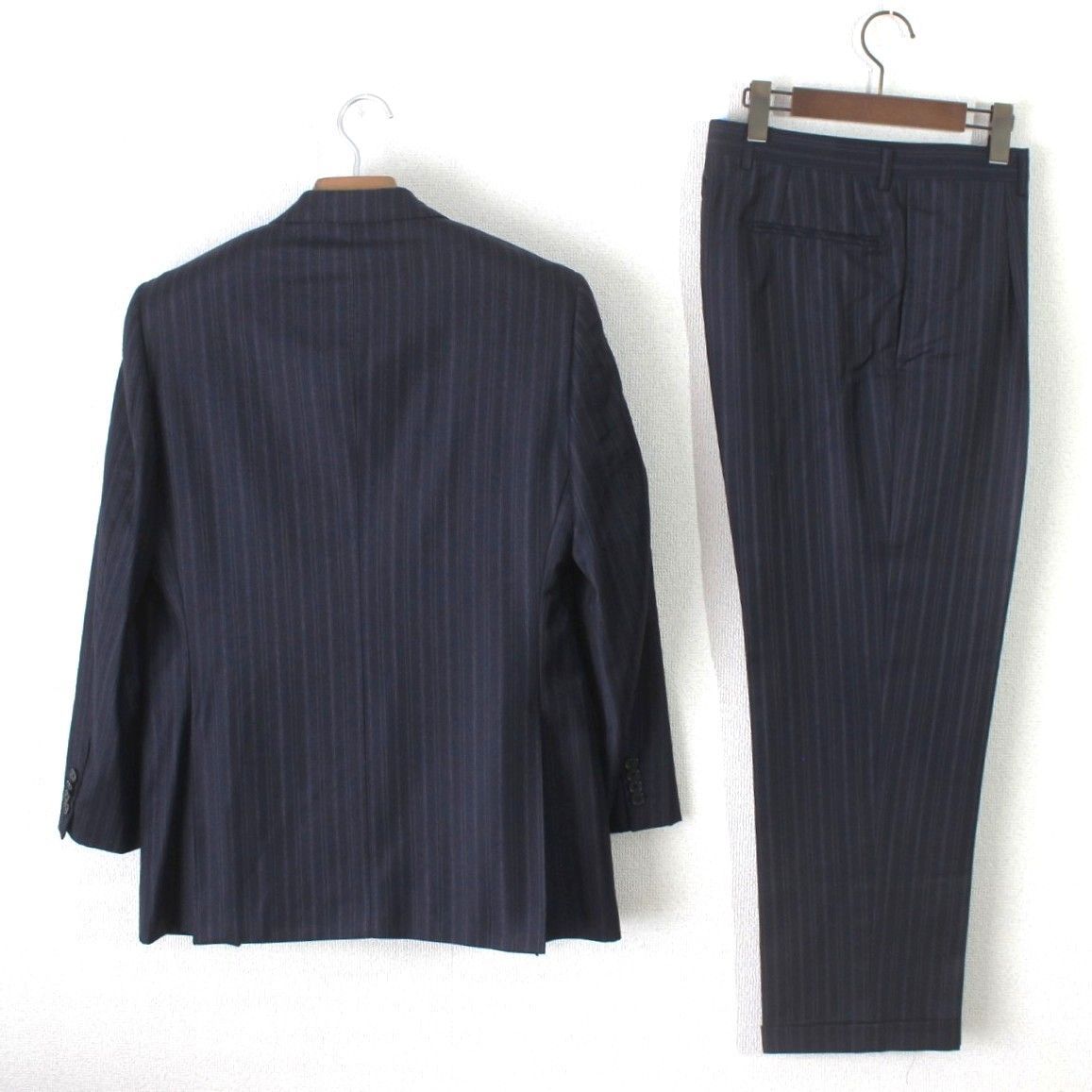 04【美品】ミツミネ × ゼニア スーツ A5 メンズ トップ M ダーク