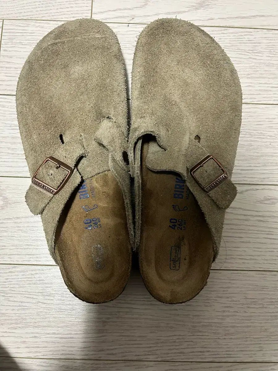 ビルケンシュトック ボス スウェード サンダル 260