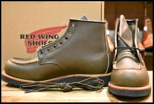 9 5 D ♥ 24年 レッドウィング 8828 アルパインポーテージ 深緑 アイリッシュセッター モックトゥ ブーツ redwing FF 132