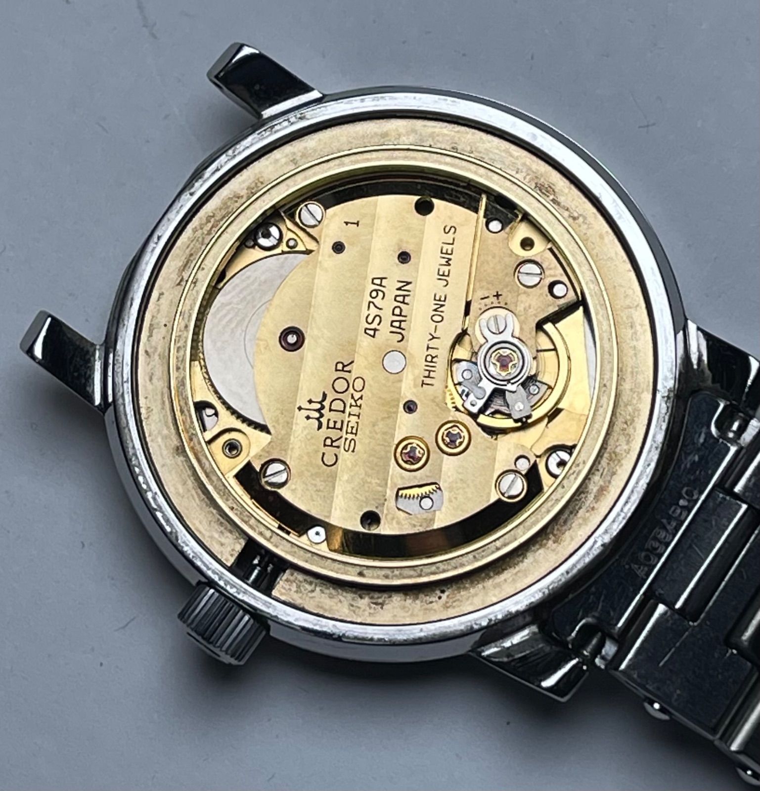 セイコー SEIKO クレドール メカニカル GCAY 995 4 S 79 0020 パワーリザーブ スモールセコンド SS ブラック文字盤 メンズ 手巻き 腕時計