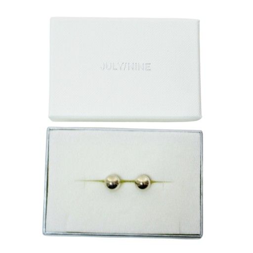 ジュライナイン JULYNINE ボールスタッド ピアス 925 シルバー 1127 
