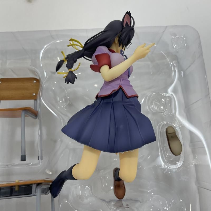 中古】開封)GOOD SMILE COMPANY 羽川翼 1/8スケールフィギュア 化物語