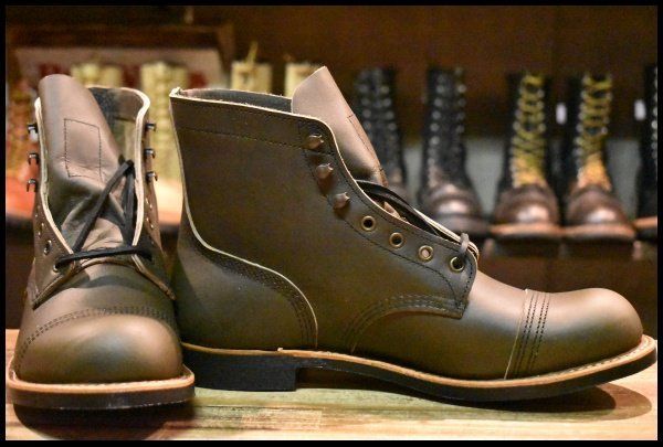9 5 D ♥ 24年 レッドウィング 8078 アイアンレンジャー グリーン アルパイン ポーテージ 緑 ブーツ redwing FH 220