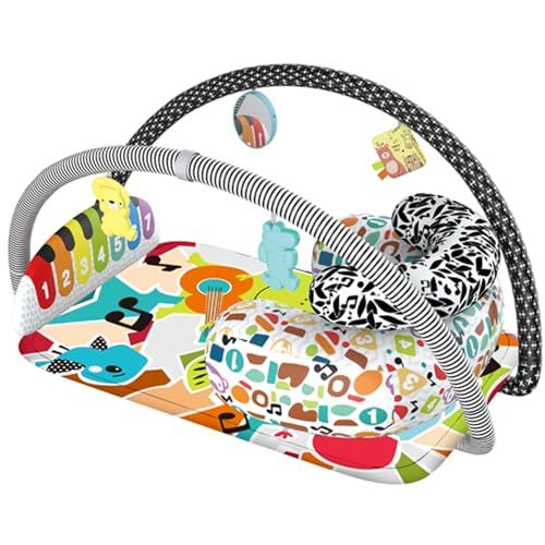 7 wayピアノジム 幼児おもちゃ 室内遊具 ベビージム プレイマット 新生児プレイマット新生児音楽フィットネス 知育玩具 感覚刺激 出産準備 出産祝い プレ 黒 po 9 c 1 bf 0 b