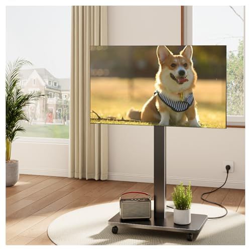 テレビスタンド キャスター付き ロータイプ 10 42インチテレビ 液晶ディスプレイに対応 壁寄せテレビスタンド 90度回転 高さ3段調節 自立式 tv stand 耐荷重30 KG VESA最大規格 200 会議室用 家庭用 学 a 1333057