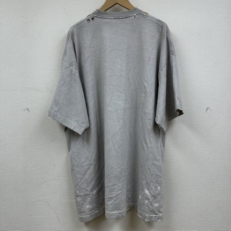 バレンシアガ METAL LOGO CRASHED S/S TEE メタル ロゴ クラッシュ