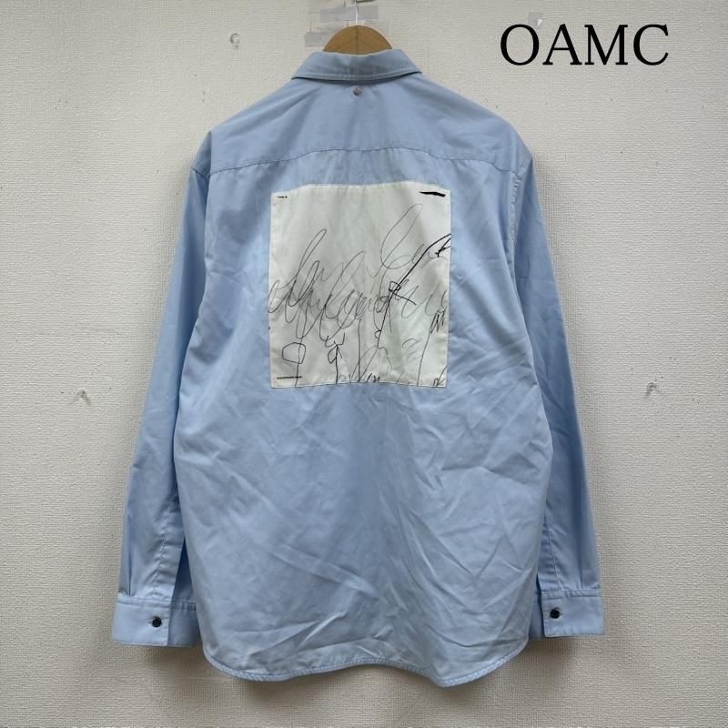オーエーエムシー MARK SHIRT PATCH バック プリント シャツ メンズ M ISItems 古着