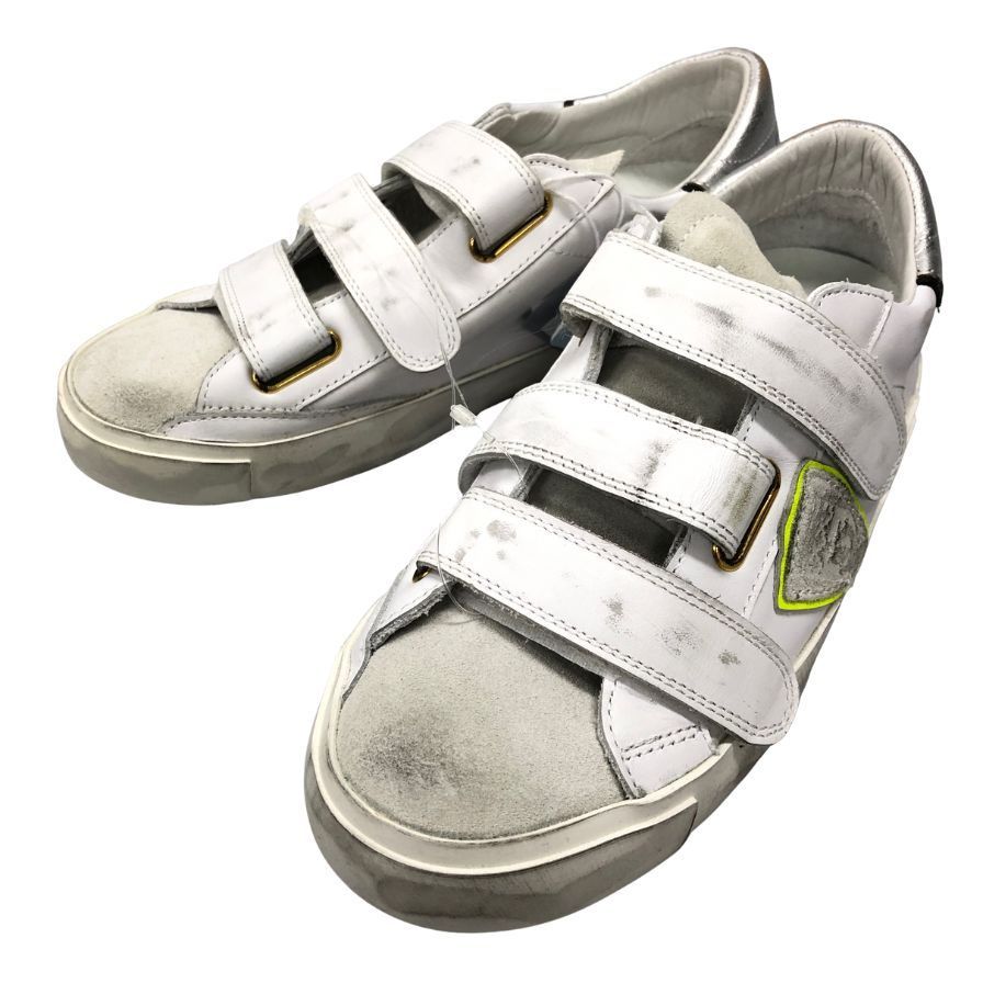 フィリップモデル スニーカー サイズ37 ホワイト系 ベルクロ AFC 25