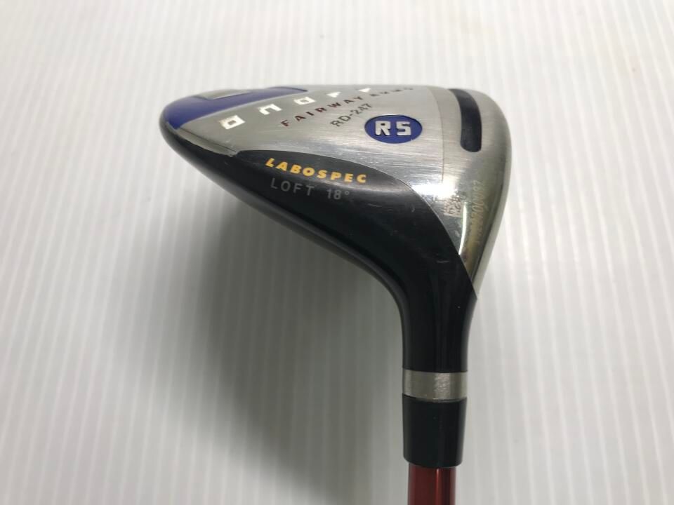 グローブライド ONOFF FAIRWAY ARMS LABOSPEC RD-247 18度 HASHIRI:f50