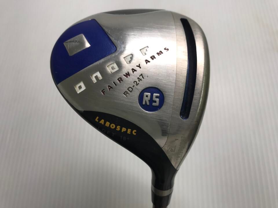 グローブライド ONOFF FAIRWAY ARMS RD 247 18度 HASHIRI f 50 Sフレックス フェアウェイウッド