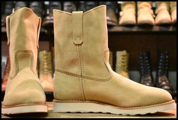 10 E ♥ 25年 レッドウィング 8168 スエード ペコス ホーソーンアビレーンラフアウト ブーツ redwing FH 437