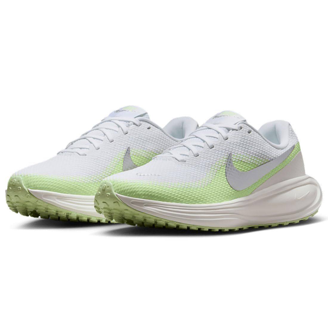 ナイキ レボリューション 8 W Revolution ホワイト ベアリーボルト ボルト メタリックシルバー HJ 8485 100 24 0 cm