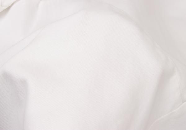  コムコム コムデギャルソンCOMME des GARCONS コットンラウンドカラーワンピース 白S ワンピース マタニティ