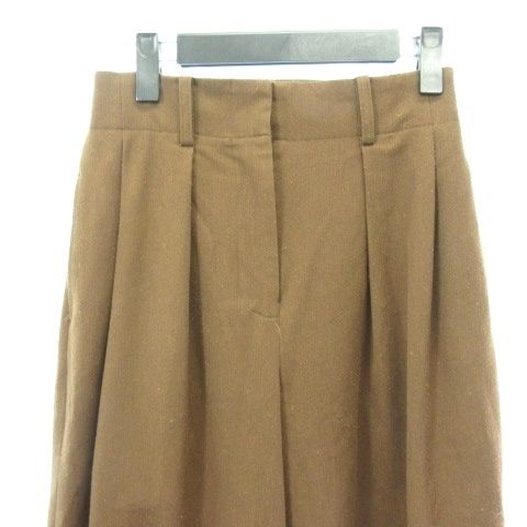  トゥデイフル パンツ スラックス タックパンツ ブラウン 茶 36 その他 パンツ