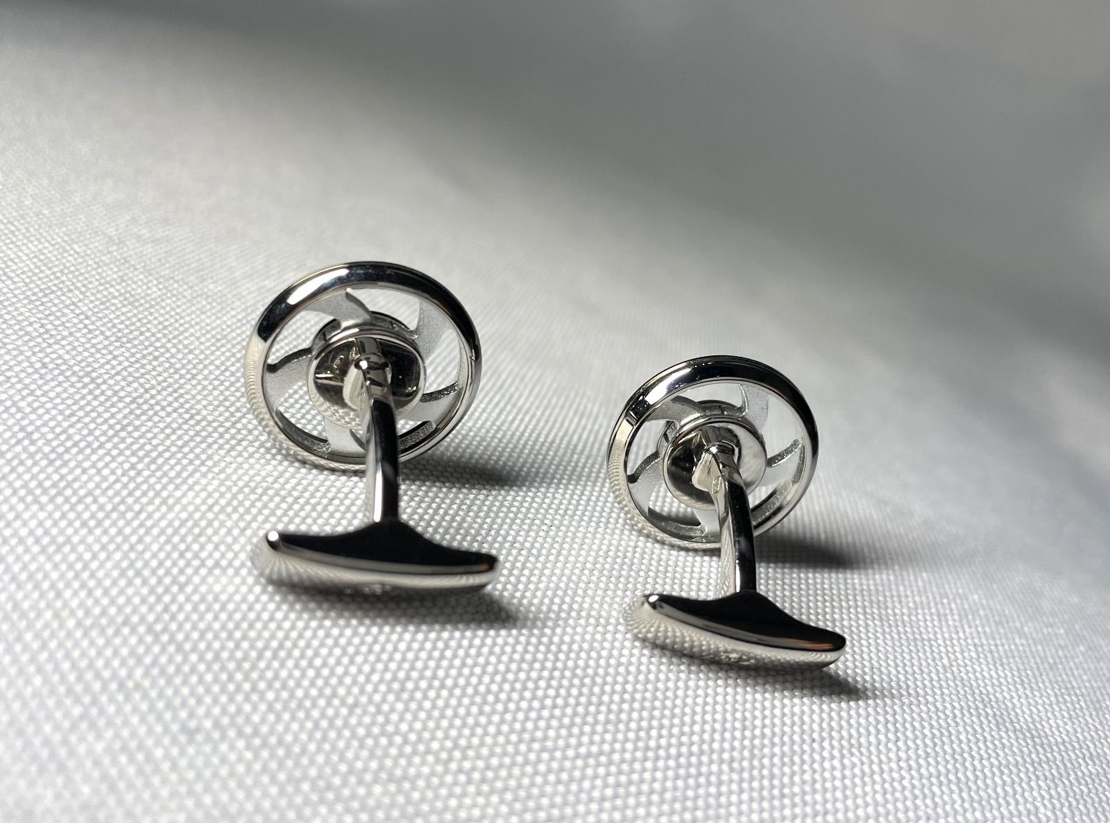 ALFRED DUNHILL ホイールデザインカフリンクス 美品 希少 Alfred Dunhill アルフレッドダンヒル 回転式ホイール