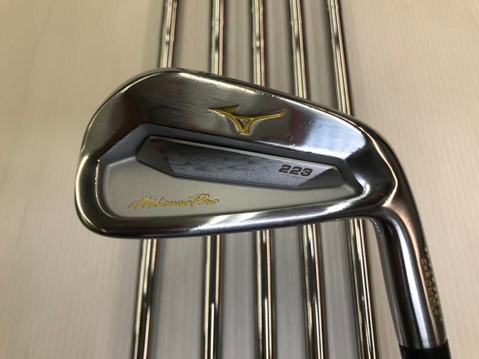 ミズノ Mizuno Pro 223 ﾀﾞｲﾅﾐｯｸｺﾞｰﾙﾄﾞ105 S 200フレックス アイアンセット