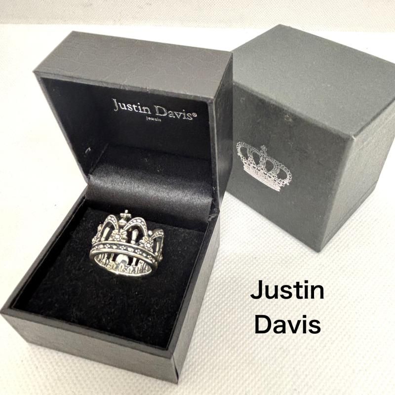ジャスティンディヴィス CHAPEL CROWN リング SRJ127 クラウン クロス