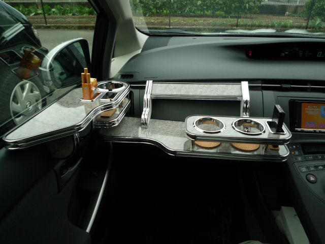 セット品】30プリウス(09/5～) サイドテーブル 運転席・助手席セット