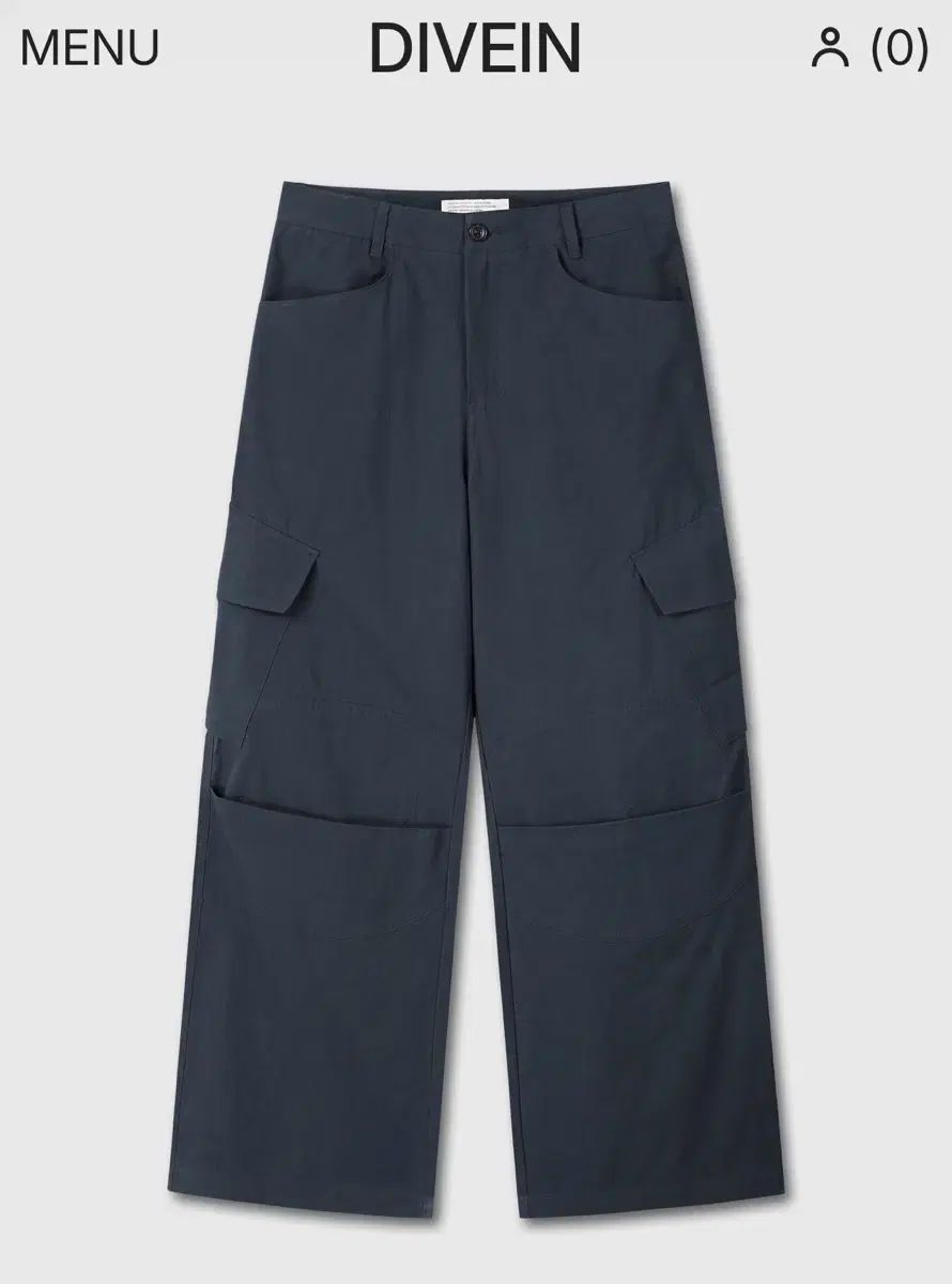 2 DIVE IN ベルン カーゴパンツ v ネイビー