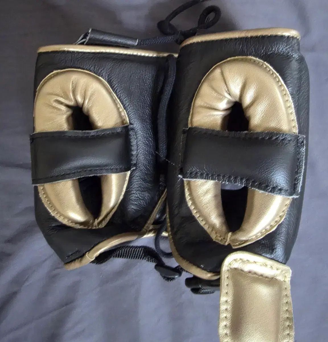 FLY ム ヘッドギア Lサイズ ブラック GOLD ♥