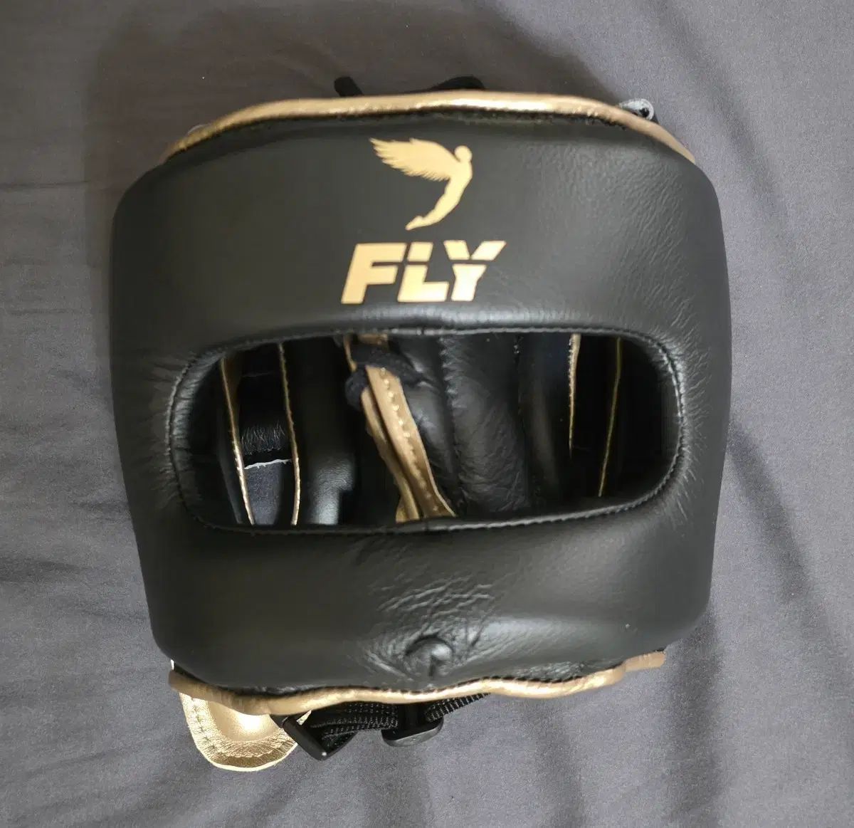 FLY ム ヘッドギア Lサイズ ブラック GOLD ♥