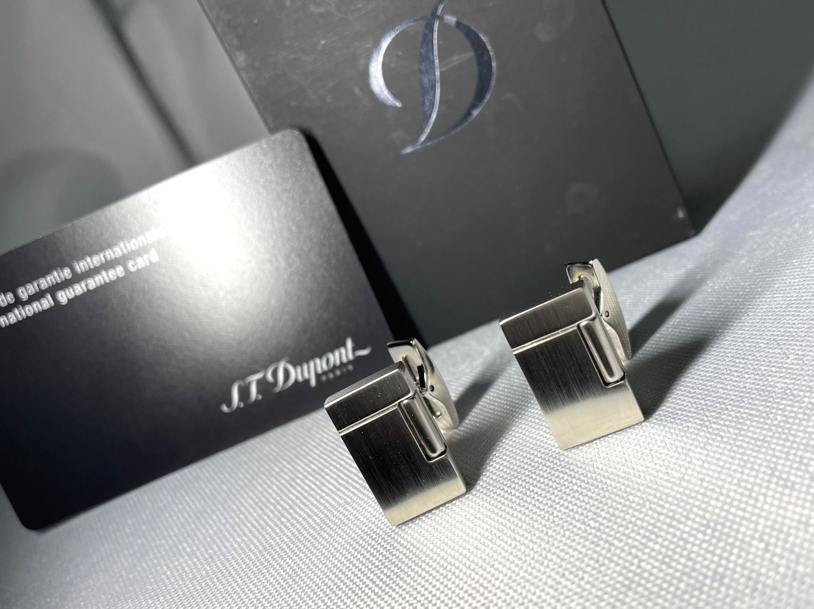 美品 希少 S.T.Dupont デュポン ライターデザイン カフス カフリンクス