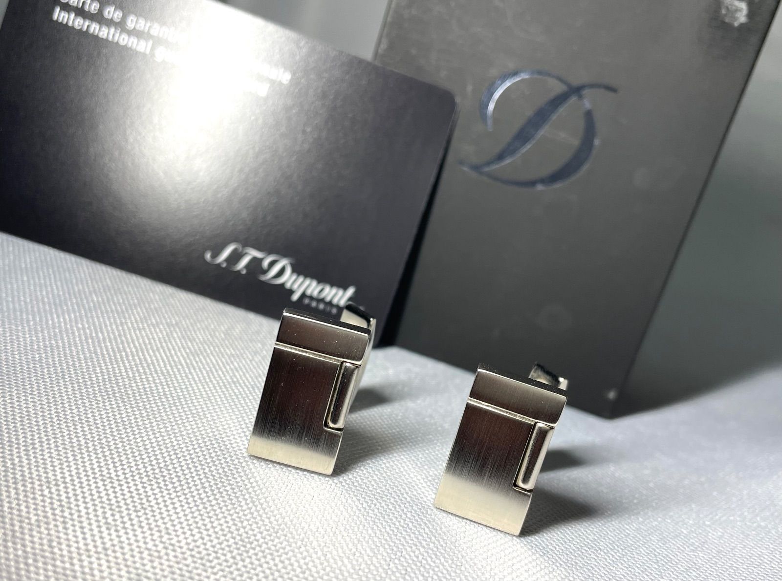 美品 希少 S.T.Dupont デュポン ライターデザイン カフス カフリンクス