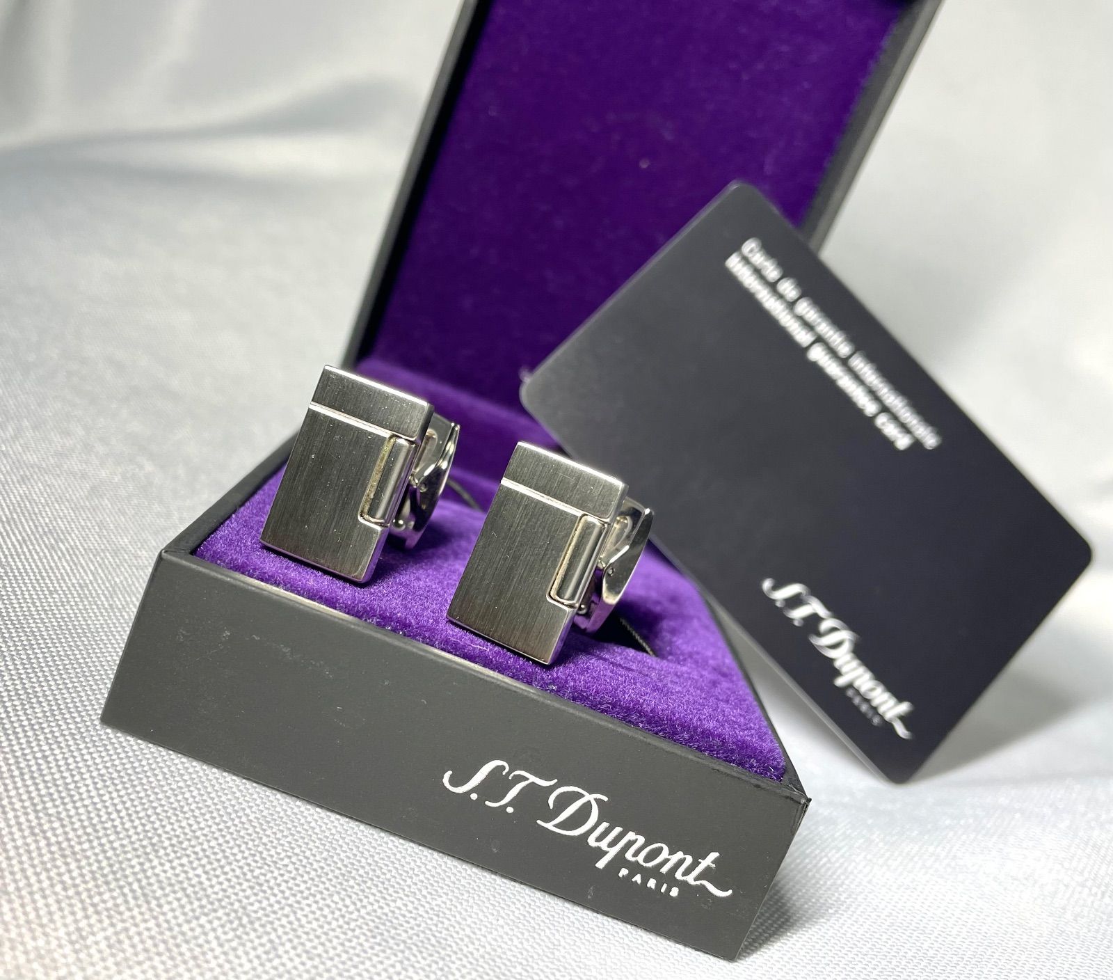 美品 希少 S.T.Dupont デュポン ライターデザイン カフス カフリンクス