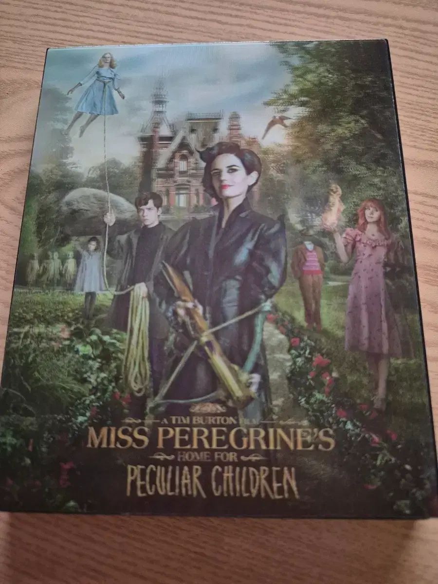 ミス ペレグリンと 気まぐれな 子供用 家 レンチキュラーカード レンチキュラー Oリングケース ブルーレイ Blu ray スチールブック