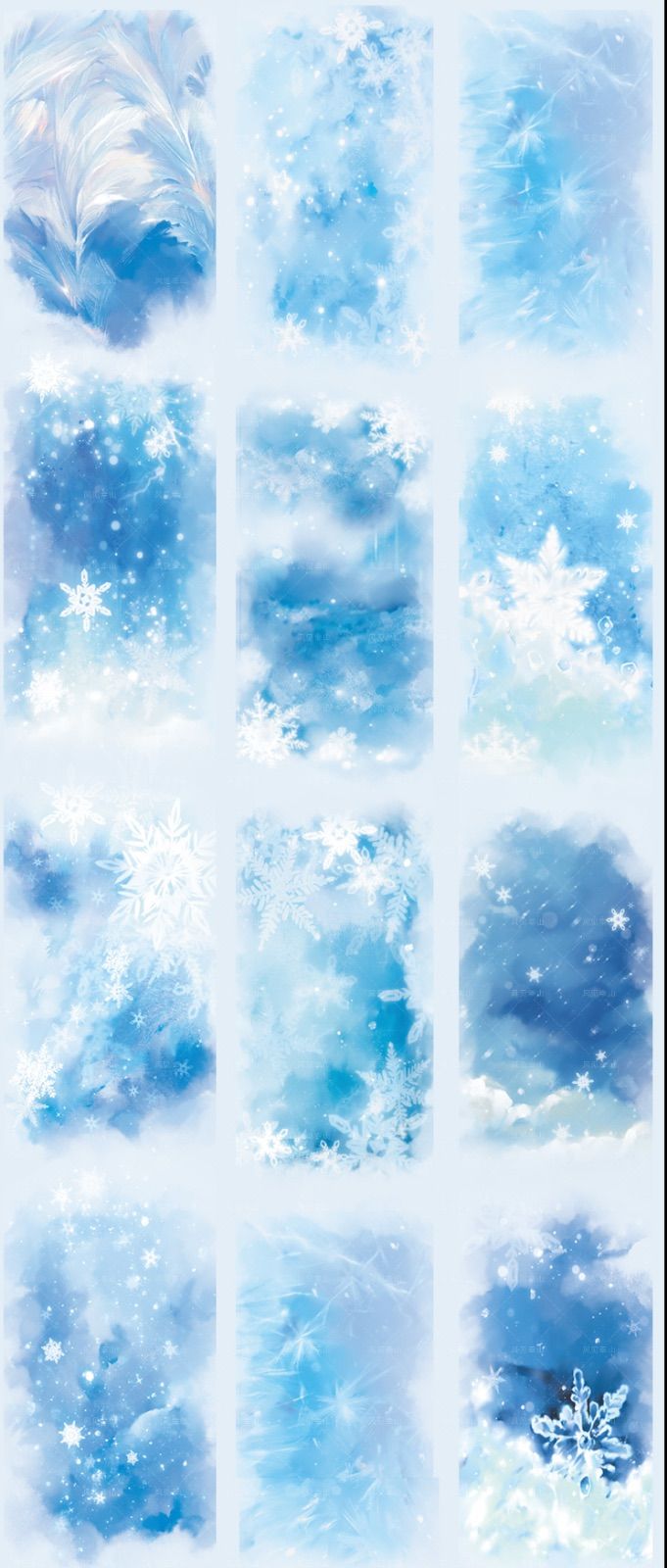 PET 霜降 8cm×5m 166/loop 海外マスキングテープ 海外マステ 羽根 雪の