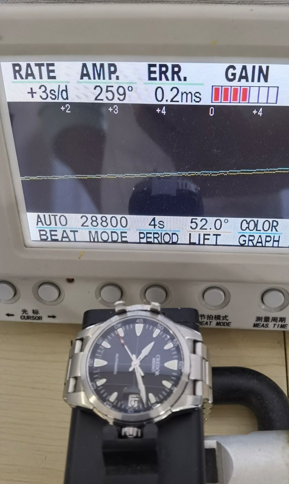 ブラック文字盤 自動巻き