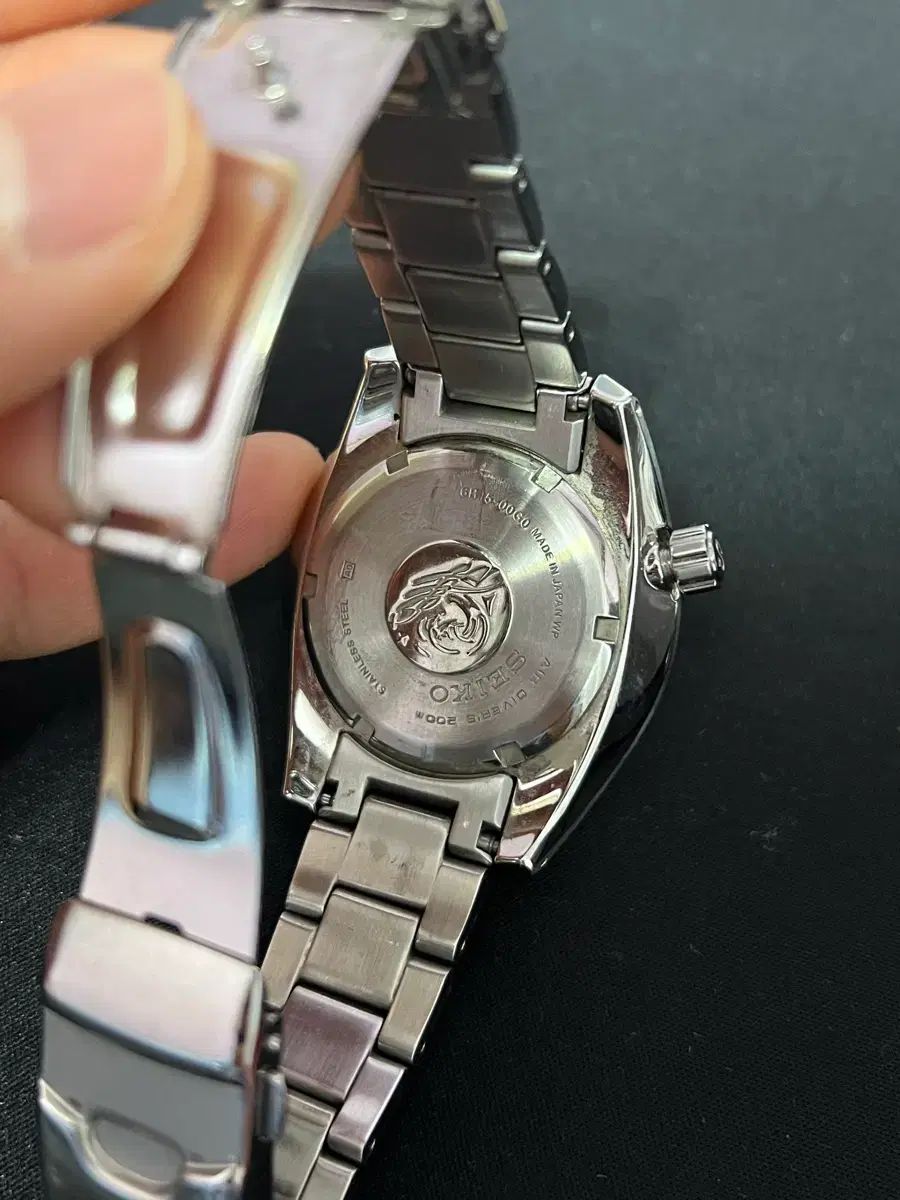  セイコー オートマチック ダイバー デニム版 時計 旧モデル スモ 自動巻き時計 腕時計(アナログ)