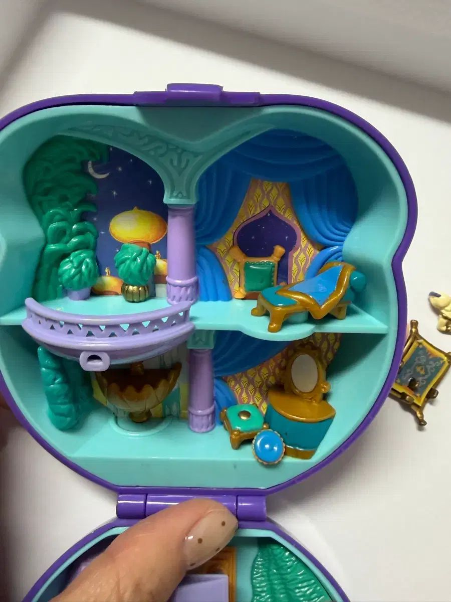 ブルーバード ヴィンテージ ポリーポケット 1995 ディズニー アラジン